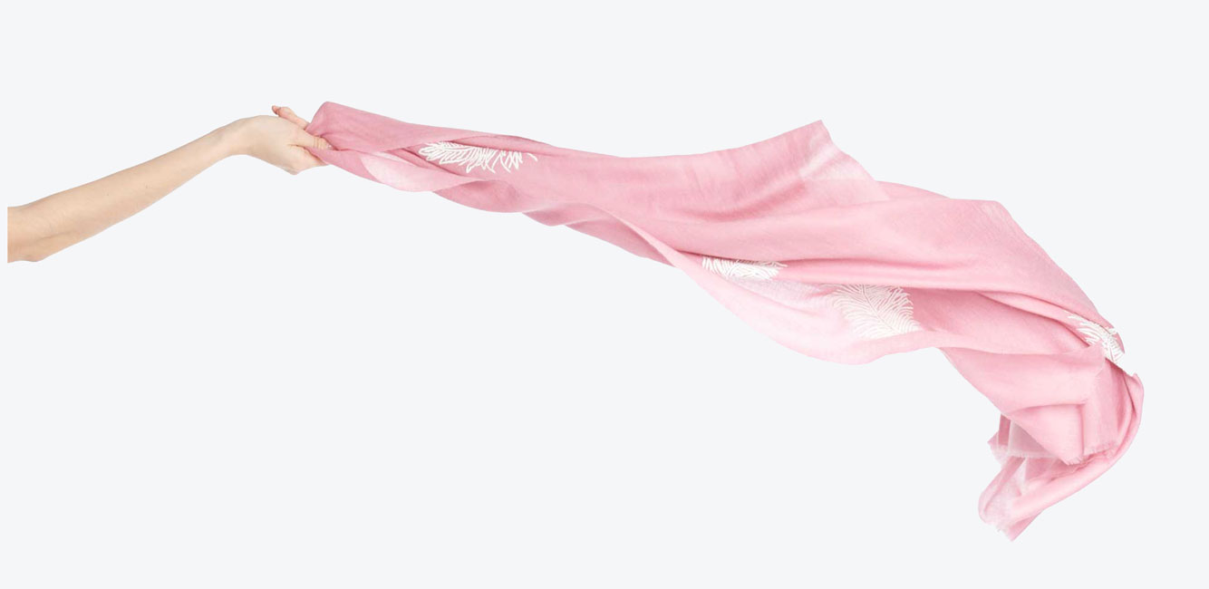 璀璨上海·天使羽毛羊绒披肩