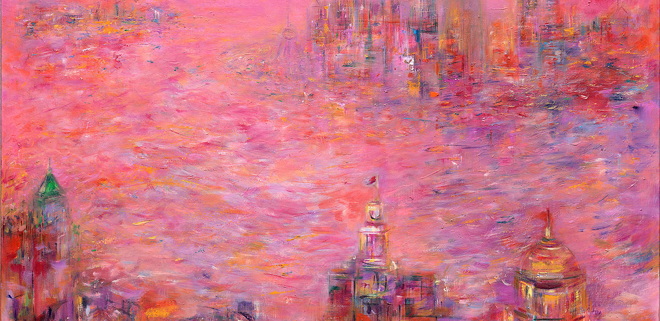 上海滩真丝花罗大方巾