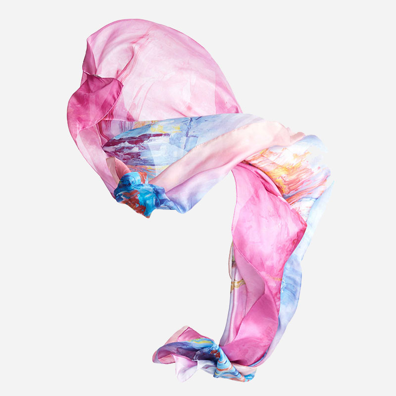 上海滩S3薯莨纱披肩